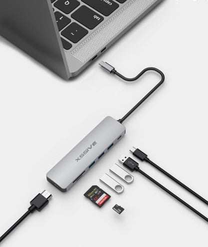 Xssive 7in1 USB Hub to USB-C XSS-HUB7