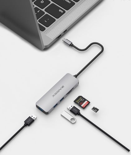 5in1 USB Hub to USB-C XSS-HUB5